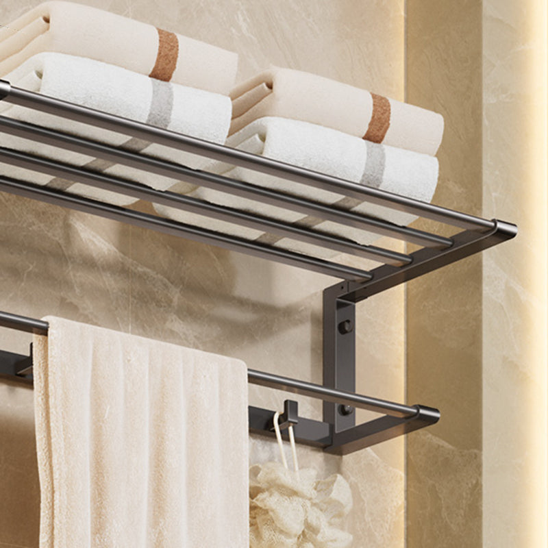 Modern Bathroom Accessories Set Gray Towel Bar Bathroom Shelf Bathroom Hardware