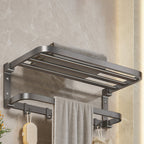 Modern Bathroom Accessories Set Gray Towel Bar Bathroom Shelf Bathroom Hardware