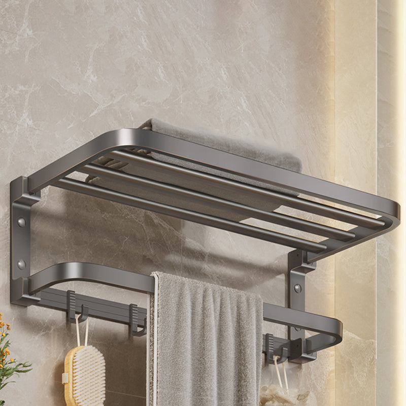 Modern Bathroom Accessories Set Gray Towel Bar Bathroom Shelf Bathroom Hardware