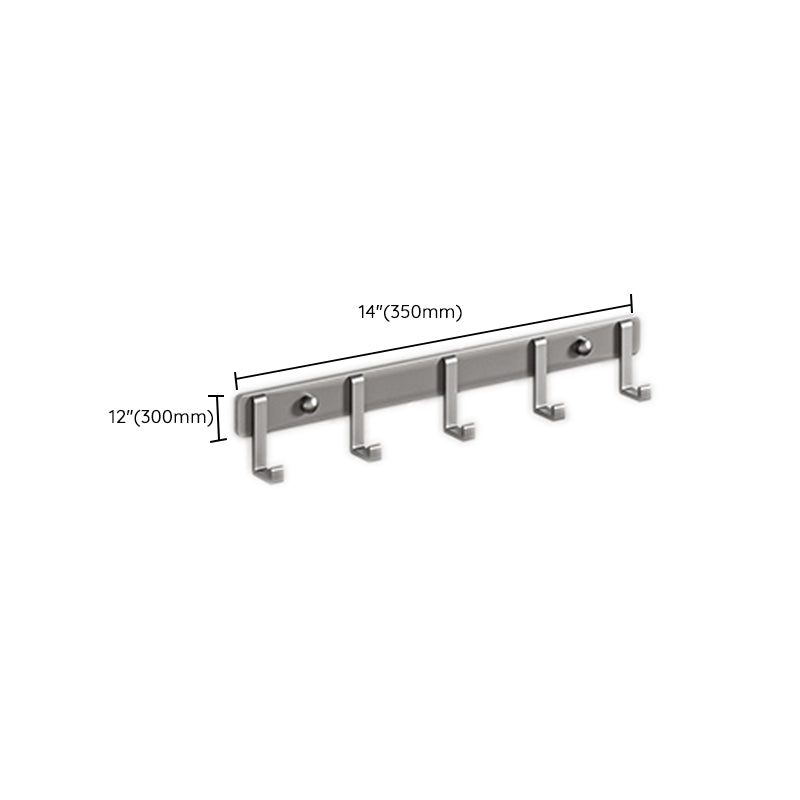 Modern Bathroom Accessories Set Gray Towel Bar Bathroom Shelf Bathroom Hardware