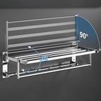 Modern Bathroom Set Stainless Steel Bathroom Shelf Paper Holder Bathroom Accessory Set