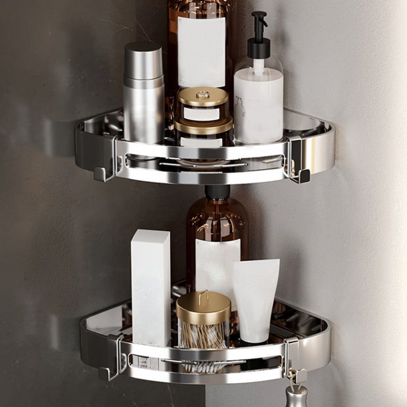 Modern Polished Chrome Bathroom Accessory Set made of Stainless Steel