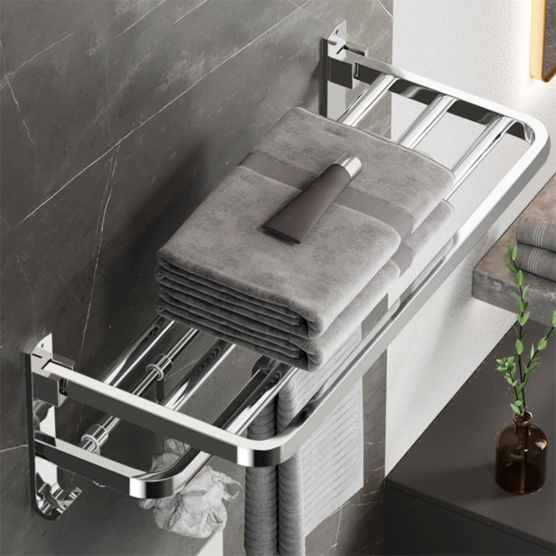Modern Polished Chrome Bathroom Accessory Set made of Stainless Steel