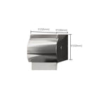 Modern Polished Chrome Bathroom Accessory Set Made of Stainless Steel