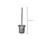 Modern Polished Chrome Bathroom Accessory Set made of Stainless Steel