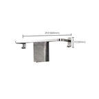 Modern Polished Chrome Bathroom Accessory Set made of Stainless Steel