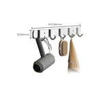 Modern Polished Chrome Bathroom Accessory Set made of Stainless Steel