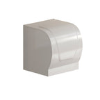 Contemporary Bathroom Hardware Set in White with Bath Shelf/Towel Holder/Paper Holder