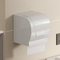 Contemporary Bathroom Hardware Set in White with Bath Shelf/Towel Holder/Paper Holder