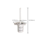 Contemporary Bathroom Hardware Set in White with Bath Shelf/Towel Holder/Paper Holder