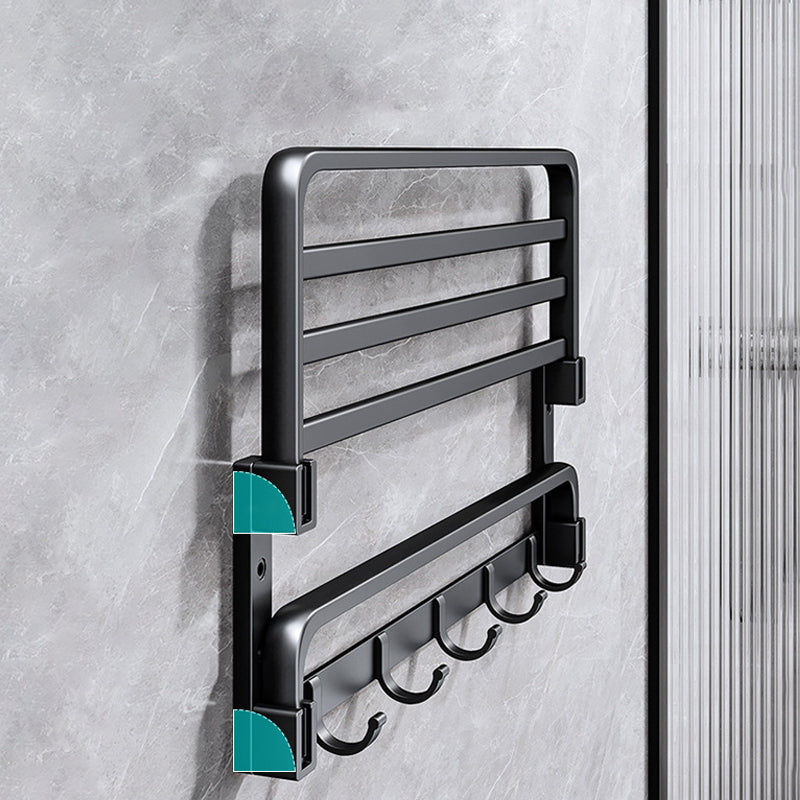Modern black bathroom accessory set towel holder bathroom fittings