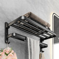 Modern black bathroom accessory set towel holder bathroom fittings