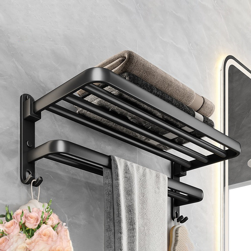 Modern black bathroom accessory set towel holder bathroom fittings