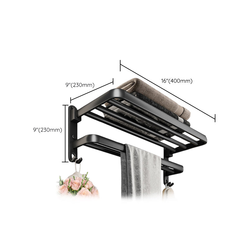 Modern black bathroom accessory set towel holder bathroom fittings