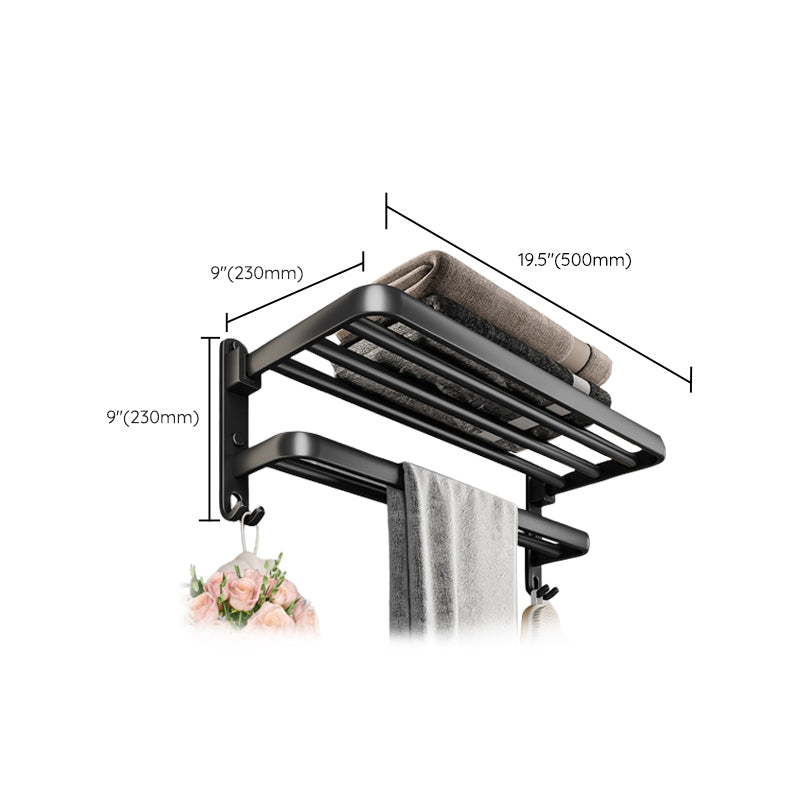 Modern black bathroom accessory set towel holder bathroom fittings