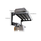 Modern black bathroom accessory set towel holder bathroom fittings