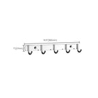 Modern Stainless Steel Bathroom Accessories Towel Bar Bathroom Set