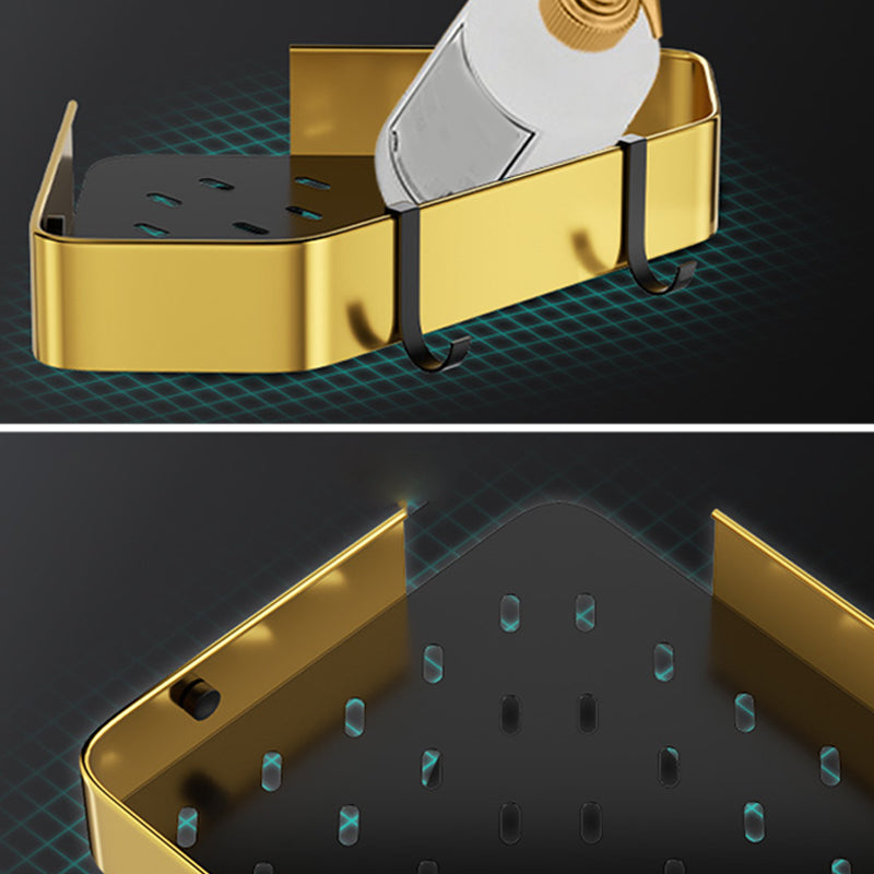 Contemporary stainless steel bathroom accessories as a single piece or in a set in black and gold