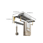 Contemporary stainless steel bathroom accessories as a single piece or in a set in black and gold