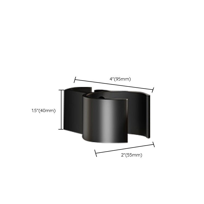 Contemporary stainless steel bathroom accessories as a single piece or in a set in black and gold