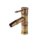 Lever Handle Vanity Faucet Country Low Arc Faucet Single Hole Basin Faucet