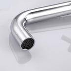 Glam Wall-mounted Bathroom Faucet Copper Single Handle Low Arc Basin Faucet for Bathroom