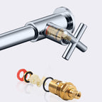 Glam Wall-mounted Bathroom Faucet Copper Single Handle Low Arc Basin Faucet for Bathroom