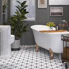 Modern Style Rectangular PVC Flooring Stone Look Peel and Stick Vinyl Floor