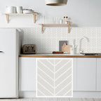 Peel and stick tiles Waterproof plastic rectangular peel and stick tile for the kitchen 2-pack