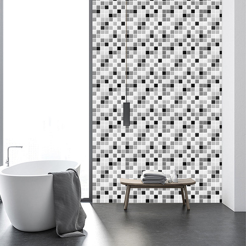 Tile Stripping & Gluing Square Mosaic PVC Stain Resistant Stripping and Gluing Plates for Shower 5 Pack