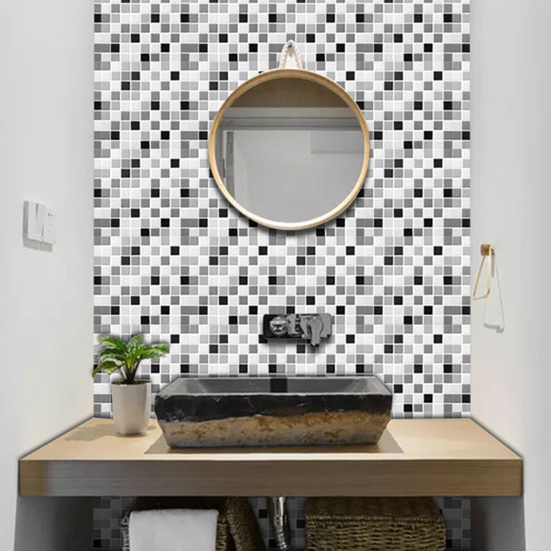 Tile Stripping & Gluing Square Mosaic PVC Stain Resistant Stripping and Gluing Plates for Shower 5 Pack
