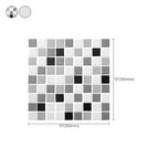 Tile Stripping & Gluing Square Mosaic PVC Stain Resistant Stripping and Gluing Plates for Shower 5 Pack