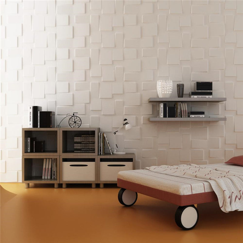 Modern square wall covering Peel and Stick geometric pattern wall covering