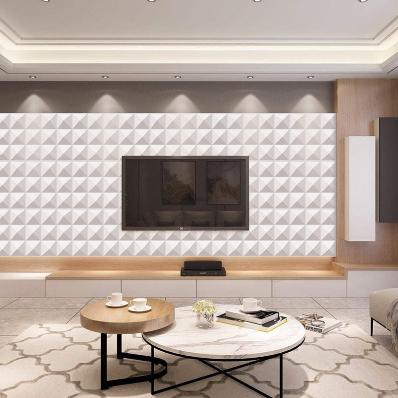 Modern square wall covering Peel and Stick geometric pattern wall covering