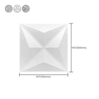 Modern square wall covering Peel and Stick geometric pattern wall covering