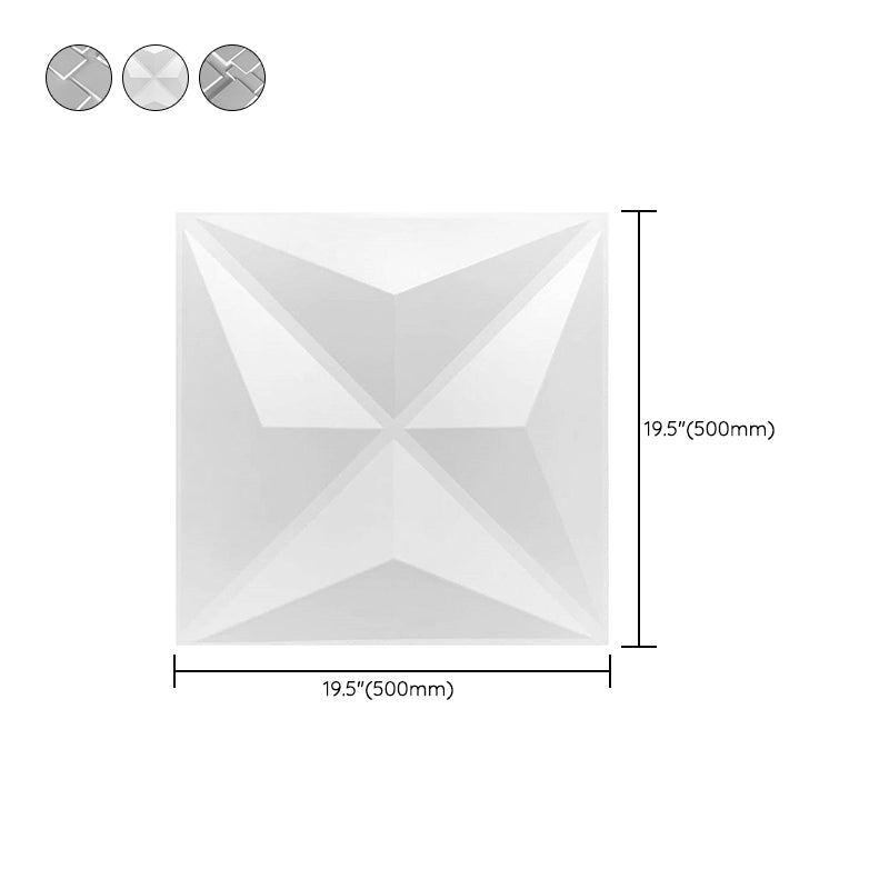 Modern square wall covering Peel and Stick geometric pattern wall covering