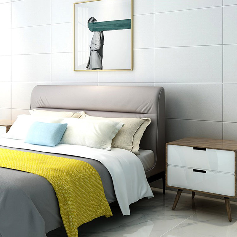Glam Wall Covering Peel and Stick Texture Effect Design Square Wall Panel