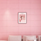Glam Wall Covering Peel and Stick Texture Effect Design Square Wall Panel