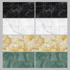 Peel and Stick Vinyl Floor Dark Gloss Vinyl Floor with Square Edge