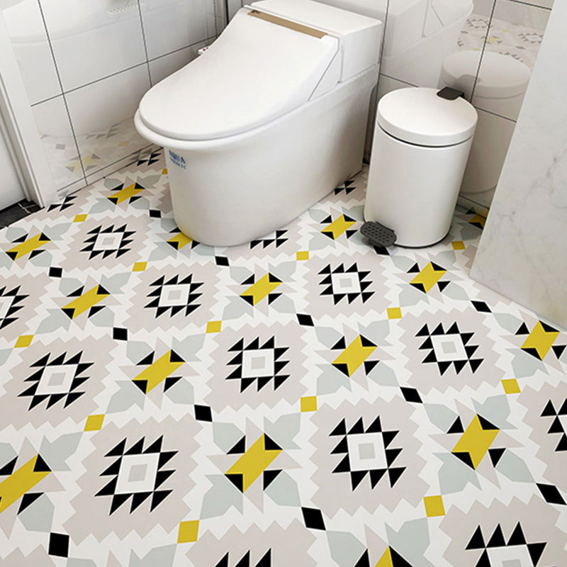 Matt-gloss Vinyl flooring Self-adhesive PVC vinyl flooring with square edge