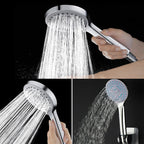 Modern Handheld Shower Head High Flow 5 Spray Patterns Wall Mounted Shower Head