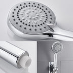 Modern Handheld Shower Head High Flow 5 Spray Patterns Wall Mounted Shower Head