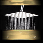 Swiveling Rain Shower Head Wall Mounted Concealed Full Copper Pressure Shower