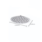 Swiveling Rain Shower Head Wall Mounted Concealed Full Copper Pressure Shower