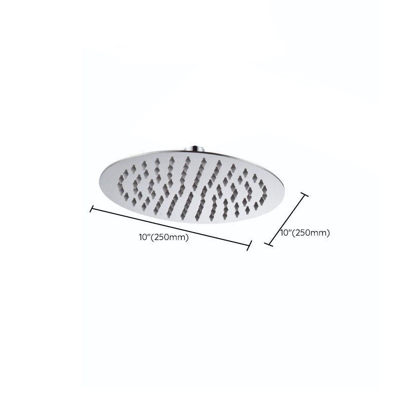 Swiveling Rain Shower Head Wall Mounted Concealed Full Copper Pressure Shower