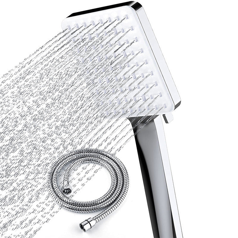 Square modern handheld shower head leak-proof wall-mounted shower head