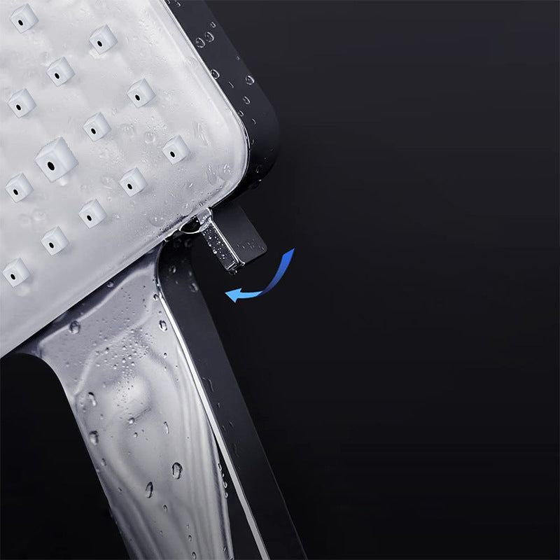Square modern handheld shower head leak-proof wall-mounted shower head