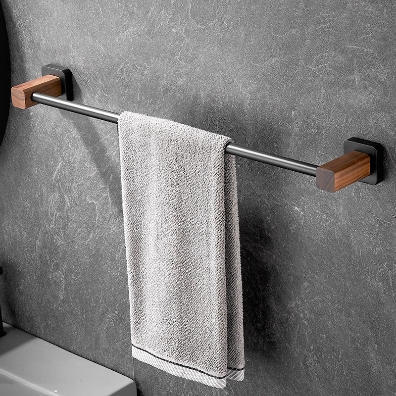 Modern black bathroom set bathroom shelf towel bar bathroom accessories set
