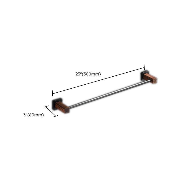 Modern black bathroom set bathroom shelf towel bar bathroom accessories set