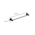 Modern black bathroom set bathroom shelf towel bar bathroom accessories set